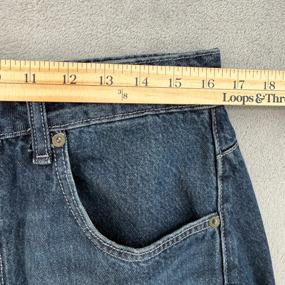 Rag & Bone Pants Jeans Womens 30 Chase High-Rise Barrel Grafton Blue Cropped Leg - Picture 16 of 16